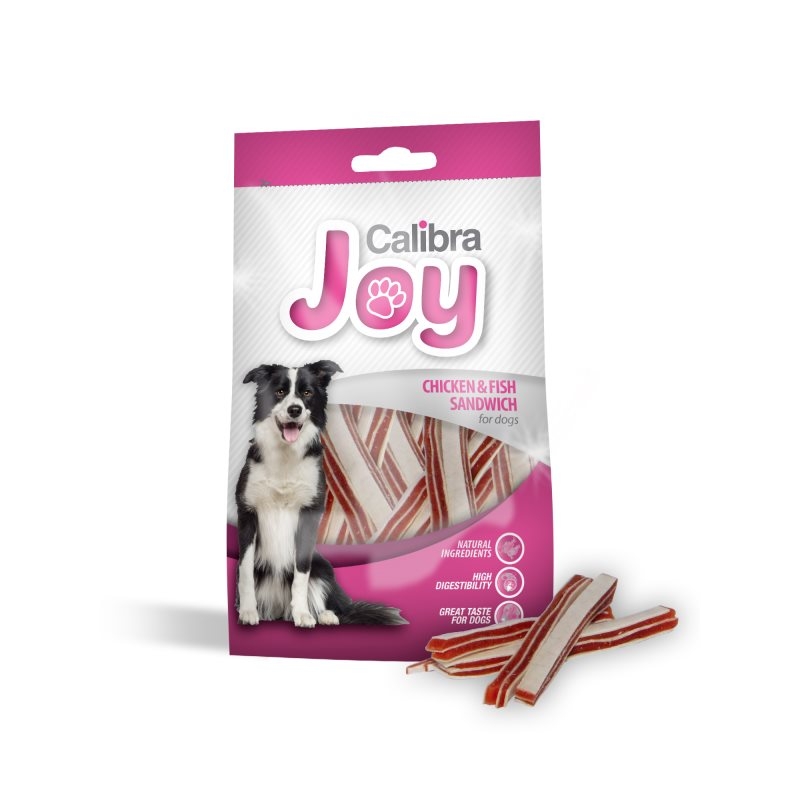 Joy Treats DOG Chicken and Fish Sandwich 80 g