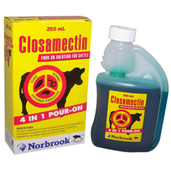 Closamectin Pour On 250 ml Norbrook imagine 2022