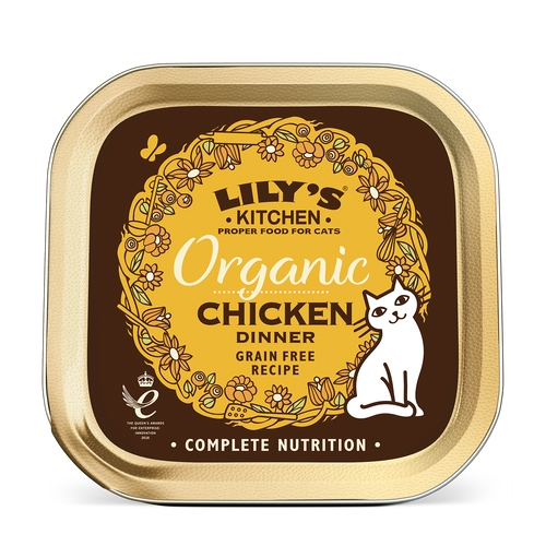Mancare umeda pisici, Lily's Kitchen, Adult Organic Chicken, 85 g imagine