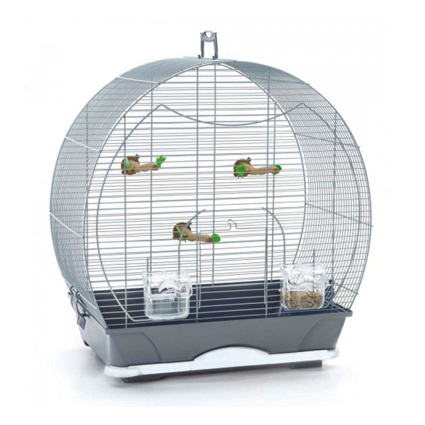 Colivie special small silver gri / argintiu, 52 x 32 x 55 cm