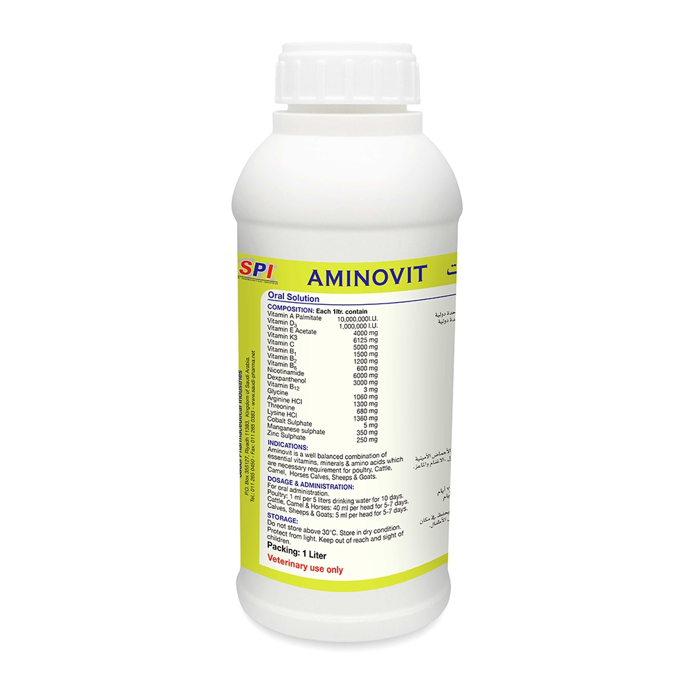 Complex vitamine si aminoacizi, Aminovit, 1 L chemifarma imagine 2022
