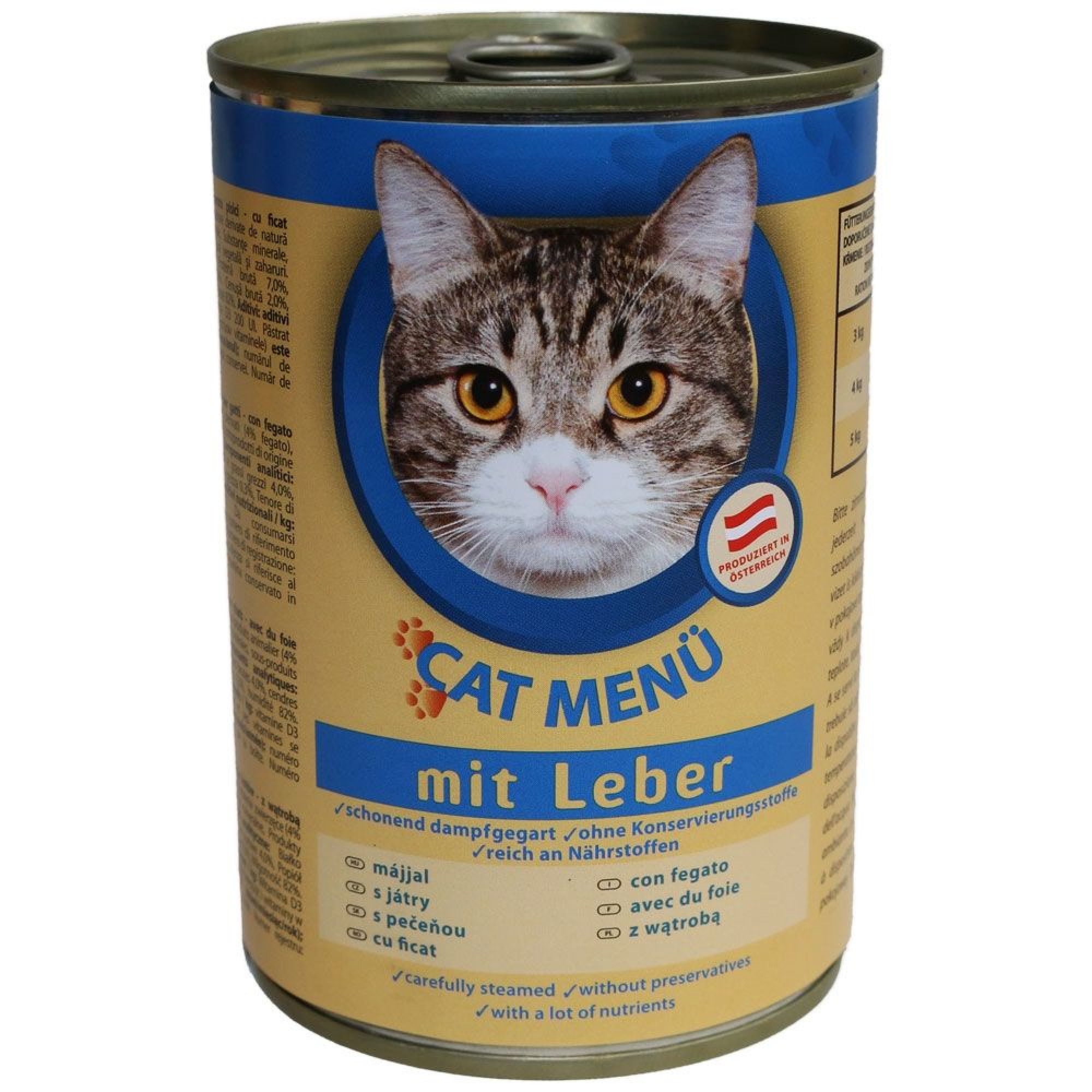 Conserva pisici austria cat menu ficat 415 g [20/bax]