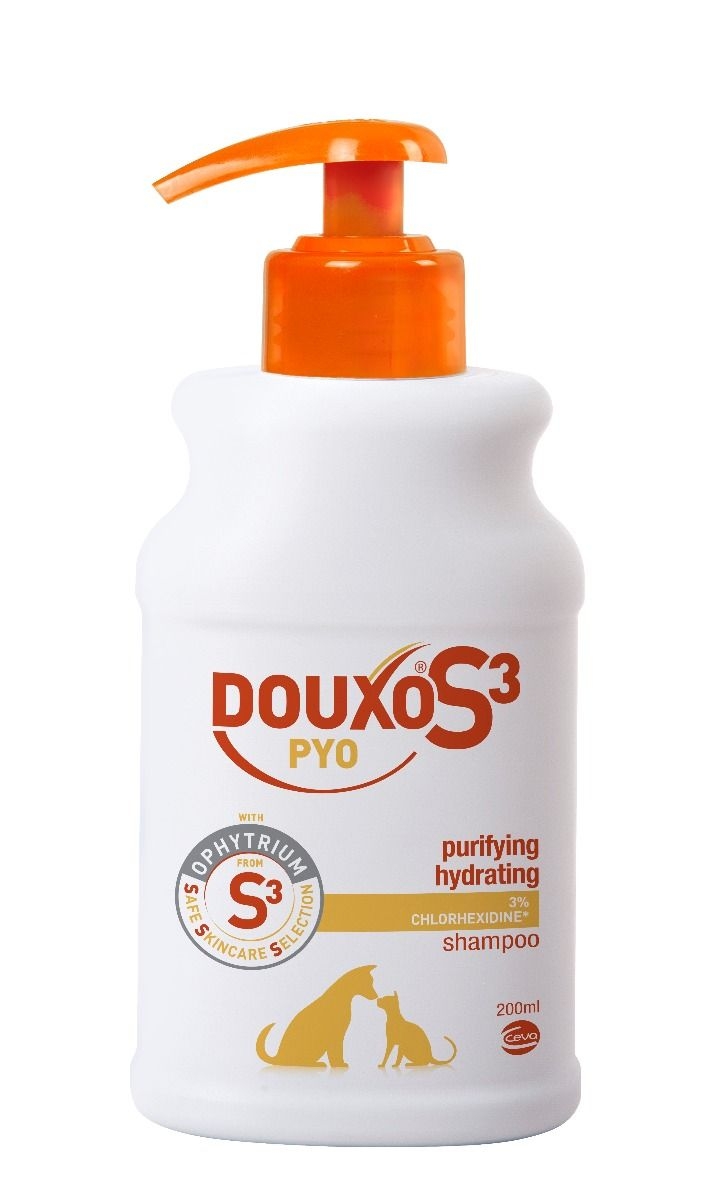 Douxo S3 Pyo Sampon Chlorhexidine, 200 ml petmart.ro