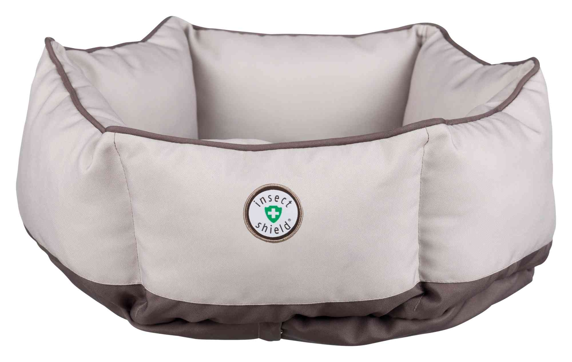 Cos antiparazitar rotund 50cm bej/maro 28598