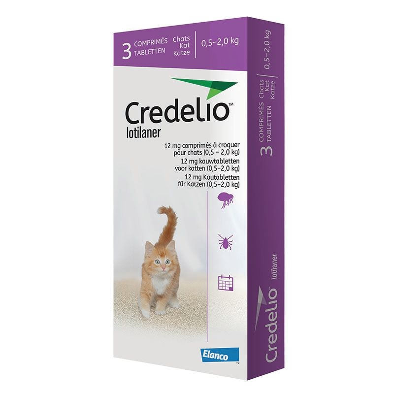 Credelio 12 mg (0.5 2 kg), 3 tablete 114,89 RON PetMart