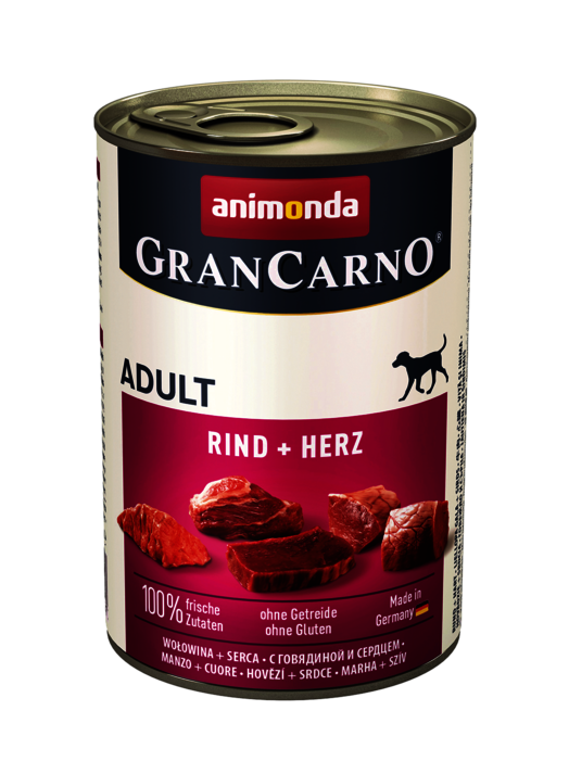 Hrana umeda caini, Grancarno Adult Dog Vita + Inima, 400 g Animonda imagine 2022
