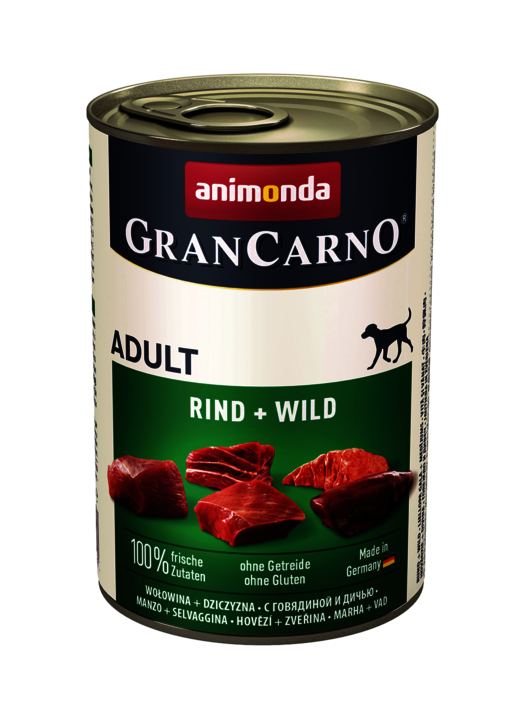 Hrana umeda caini, Grancarno Adult Dog Vita + Vanat, 400 g Animonda imagine 2022