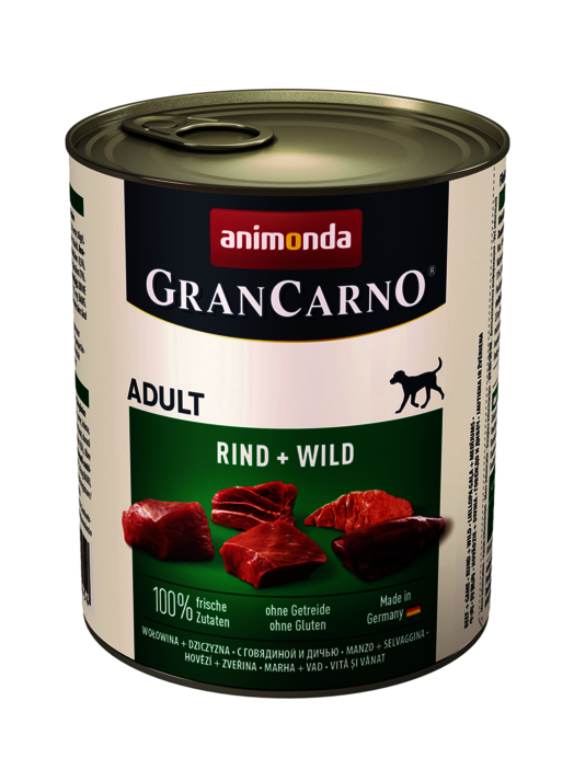 Hrana umeda caini, Grancarno Adult Dog Vita + Vanat, 800 g Animonda imagine 2022