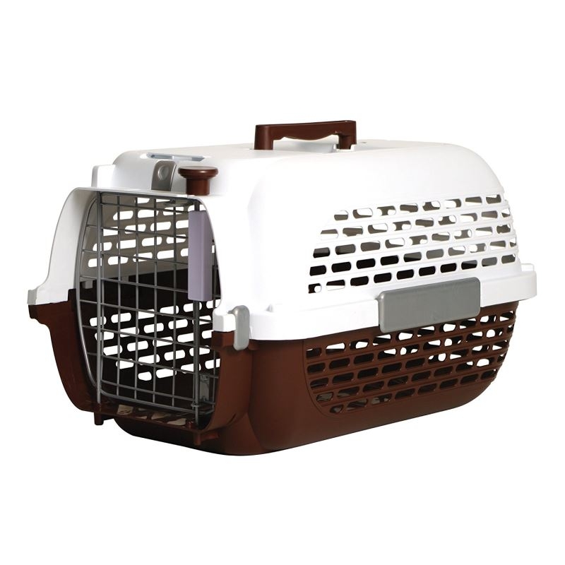 Cusca transport voyageur 200 maro / alb, 56 x 35 x 31 cm