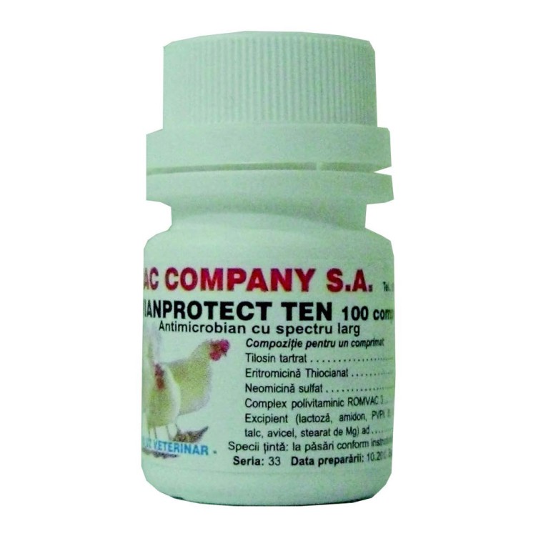 Avianprotect Ten 100 Comprimate 9 92 Ron Petmart Petshop