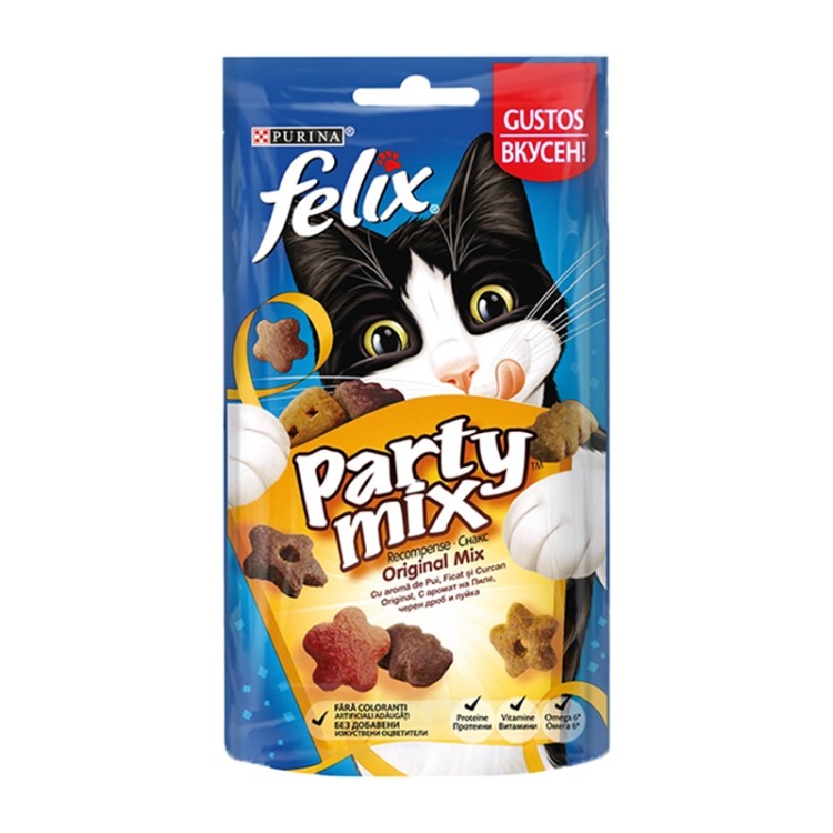 pisici, Felix Party Mix Original Mix, 60 g 4,72 RON
