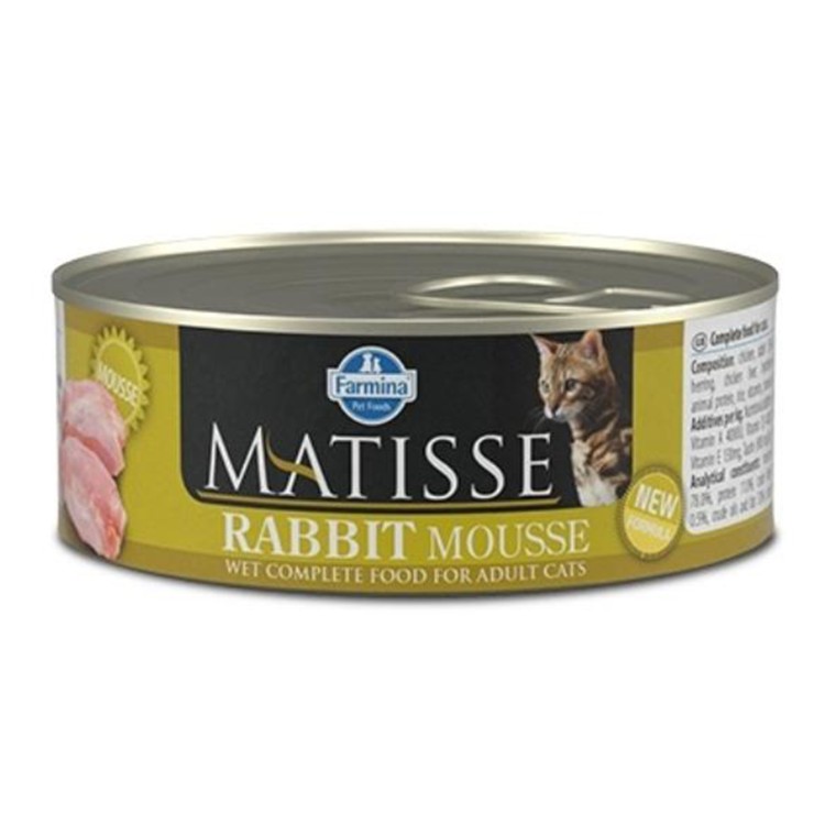Matisse Cat Mousse Rabbit, 85 g: 3,24 RON - PetMart PetShop
