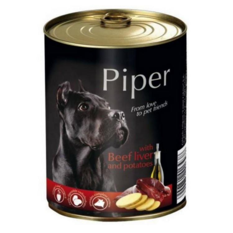 Piper Adult, ficat de vita si cartofi, 400 g