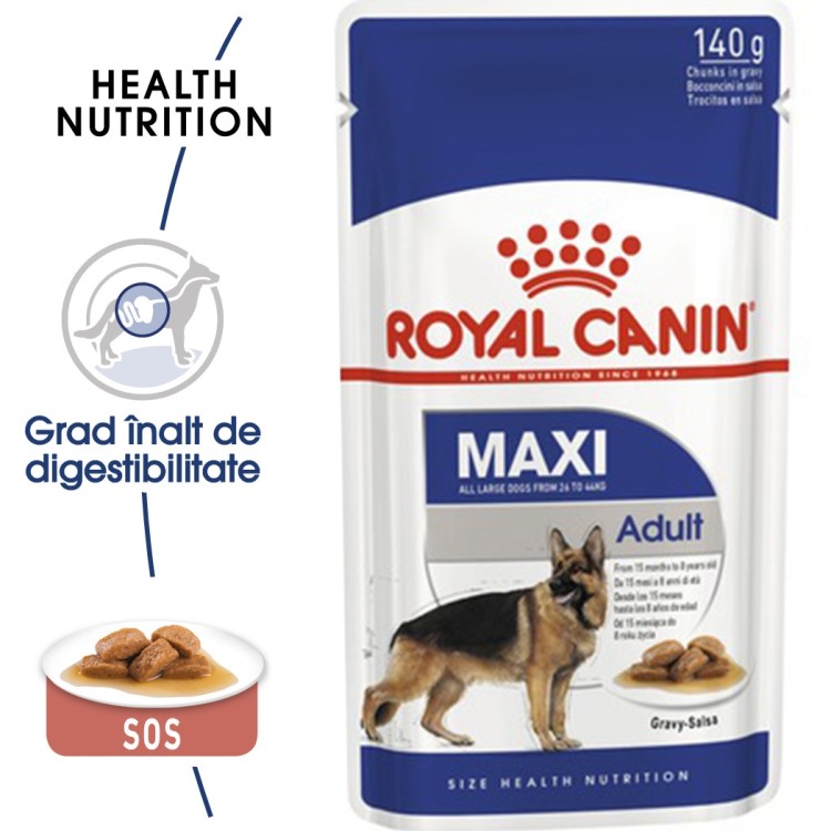 Royal Canin Maxi Adult, 140 g - plic