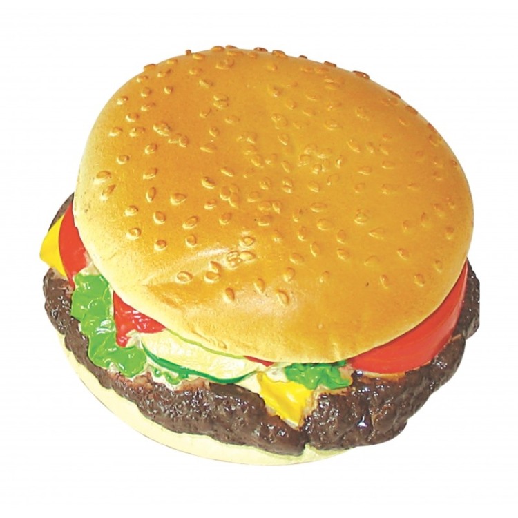 Jucarie hamburger din vinil, Mon Petit Ami, 9 cm diametru