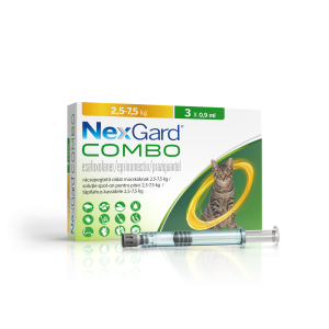 NEXGARD COMBO PISICA(2,5-7,5kg)-3tbl.