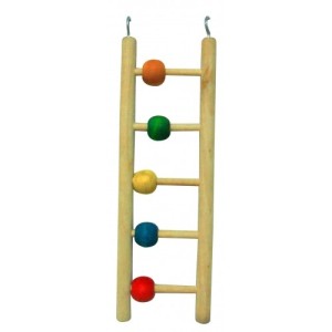 Jucarie pentru pasari medii, Scara Lemn, 23x7.5 cm