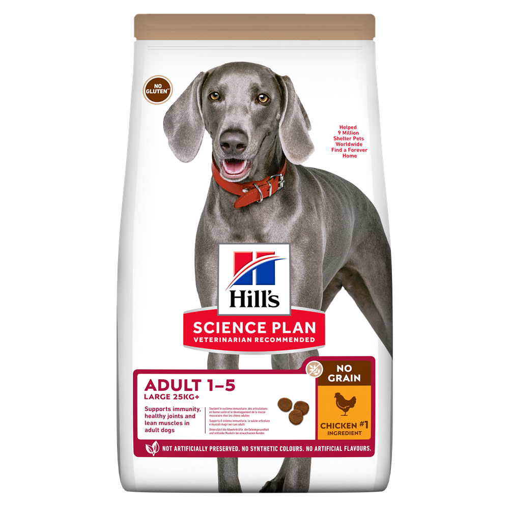 Hill's Sp Canine Adult No Grain Large Breed Chicken, 14 Kg