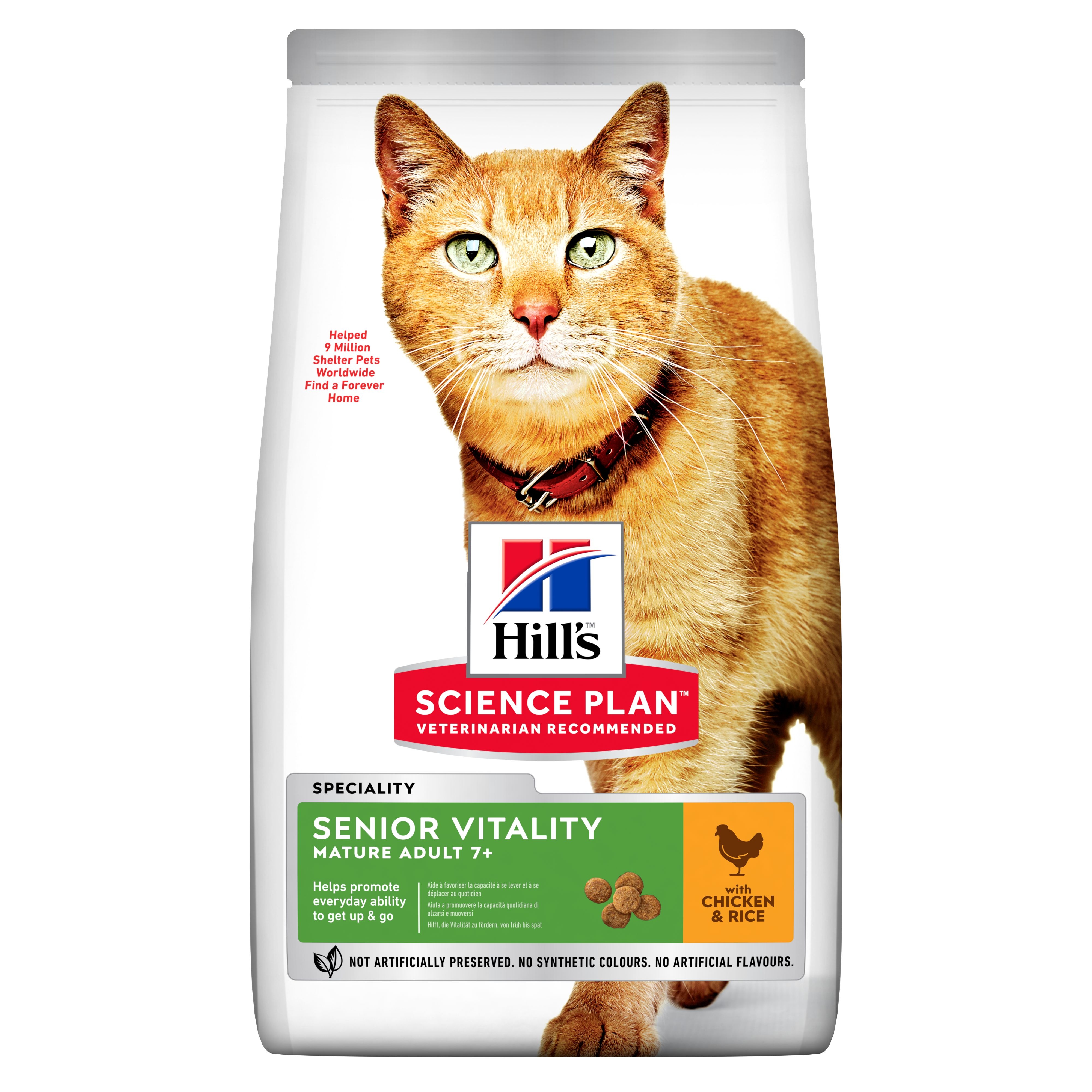 Hill’s SP Feline Senior Vitality Chicken, 7 kg Hill's