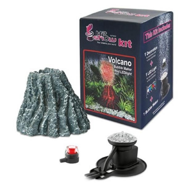 Decor Hydor H2SHOW KIT VOLCANO – RED LIGHT EU HYDOR