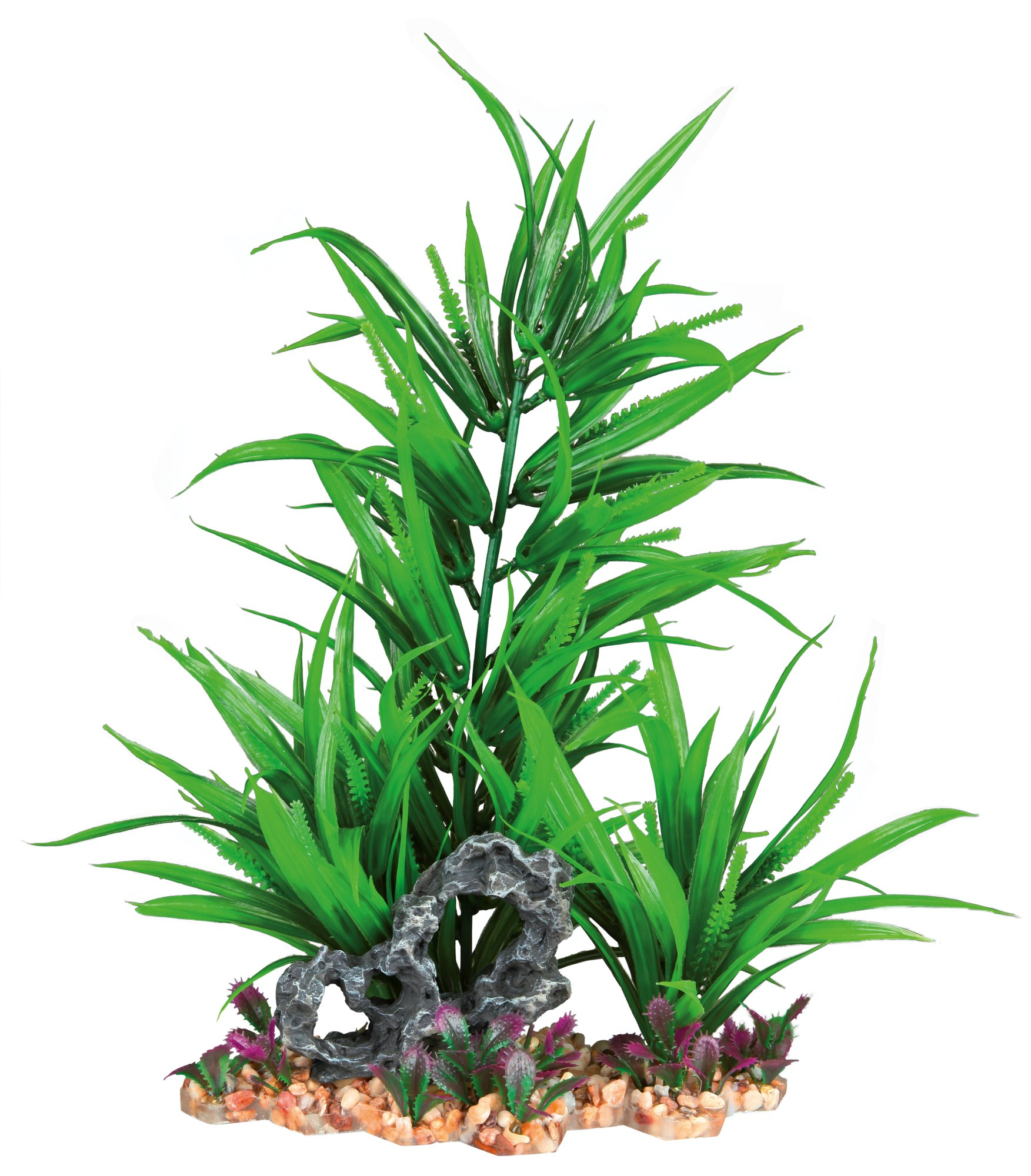 Decor Plante din Plastic in Pietris 28 cm 89303 petmart.ro imagine 2022