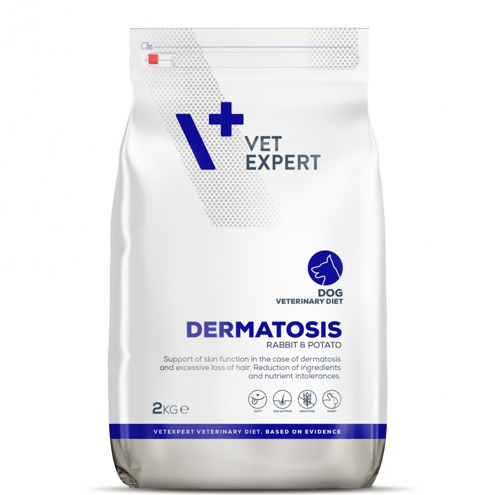 4T Veterinary Diet Dermatosis dog Iepure & Cartof, 2 kg petmart.ro