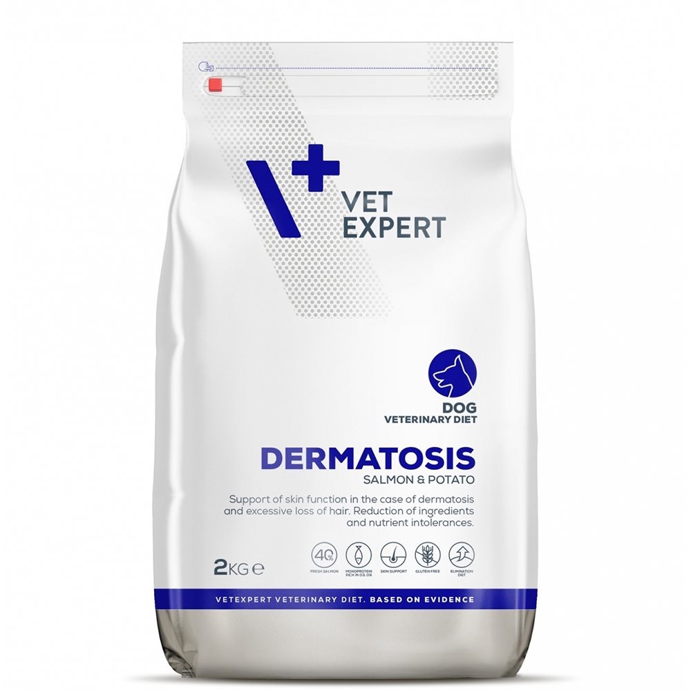 4T Veterinary Diet Dermatosis dog Somon & Cartof, 2 kg petmart.ro