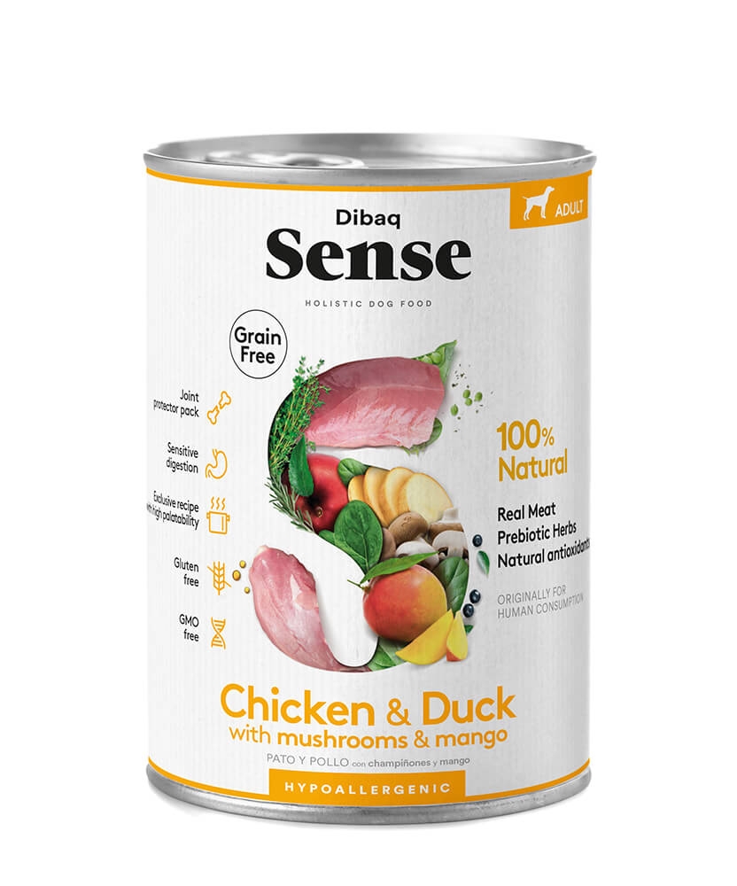 Dibaq Sense Chicken & Duck, Adult, 380g imagine