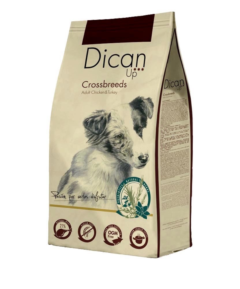 Dibaq premium dican up crossbreeds, adult chicken & turkey, 14kg