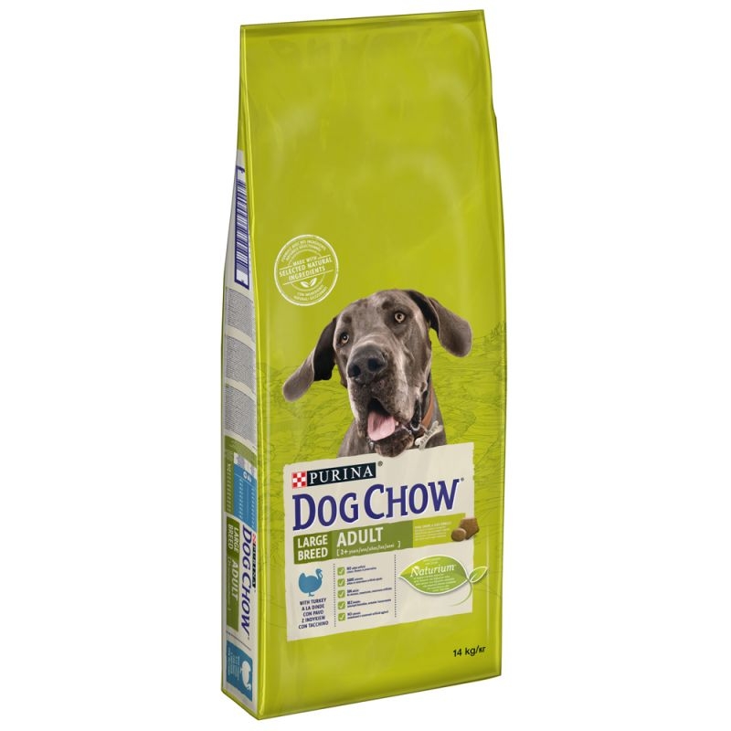 Dog Chow Adult Large Breed Turkey, 14 kg
