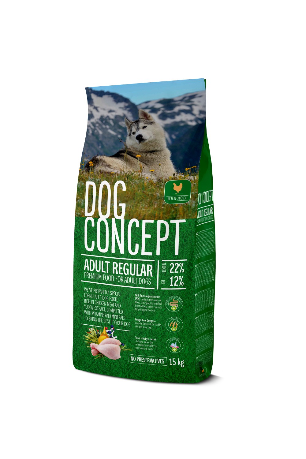 DOG CONCEPT ADULT REGULAR 15 KG
