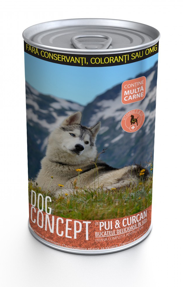 DOG CONCEPT Curcan/ Pui 415 g Dog Concept