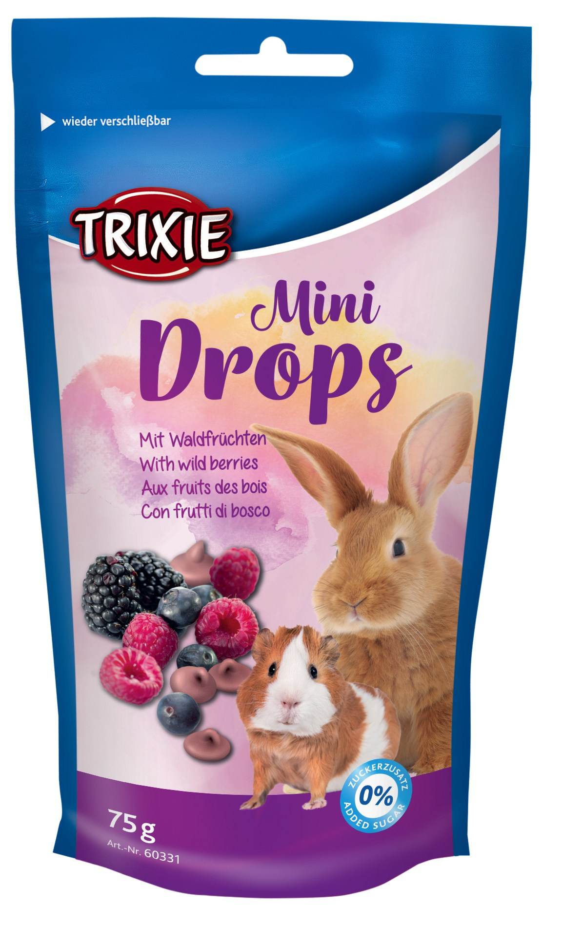 Drops cu fructe de padure 75 g 60331