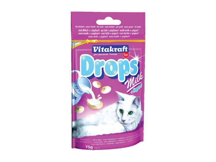 Vitakraft Drops pisica cu lapte si iaurt 75g