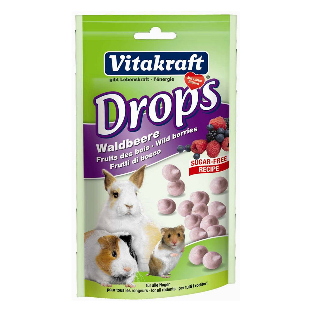 Drops rozatoare cu fructe de padure 75 g