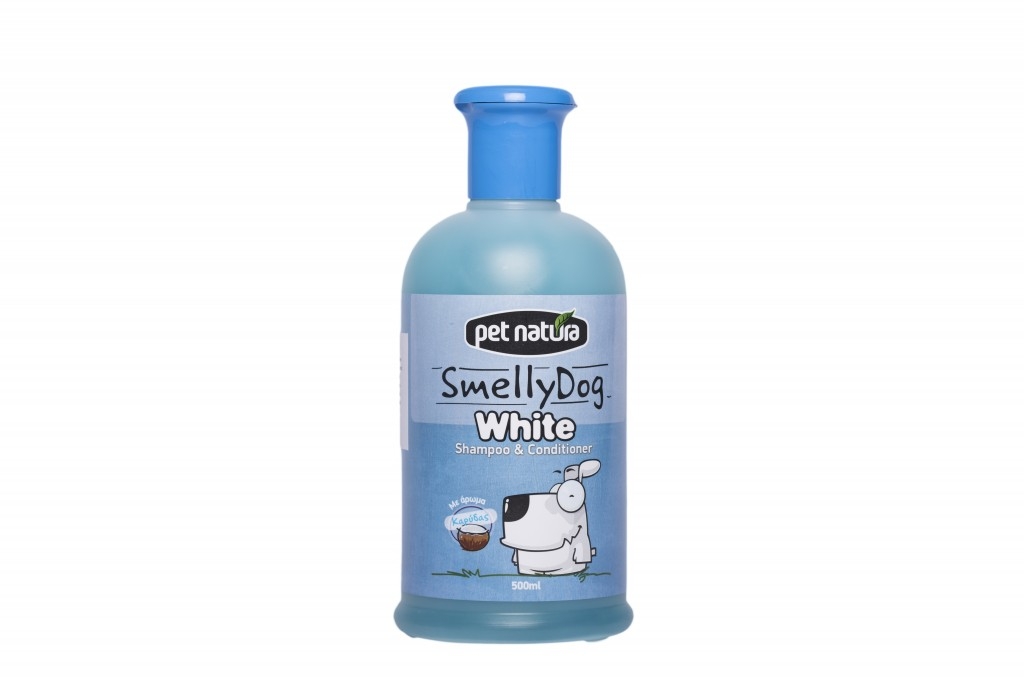 Sampon Smelly Dog Plus Balsam White, 500 ml Pet Natura imagine 2022