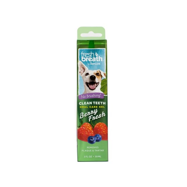 Tropiclean Fresh Breath Oral Care Gel Berry Fresh, 59 ml petmart.ro