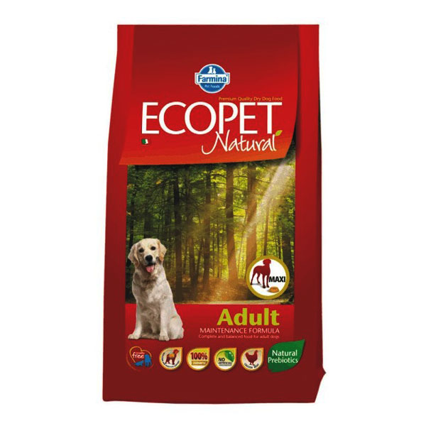 Ecopet Natural Dog Adult Maxi 12 Kg Farmina imagine 2022