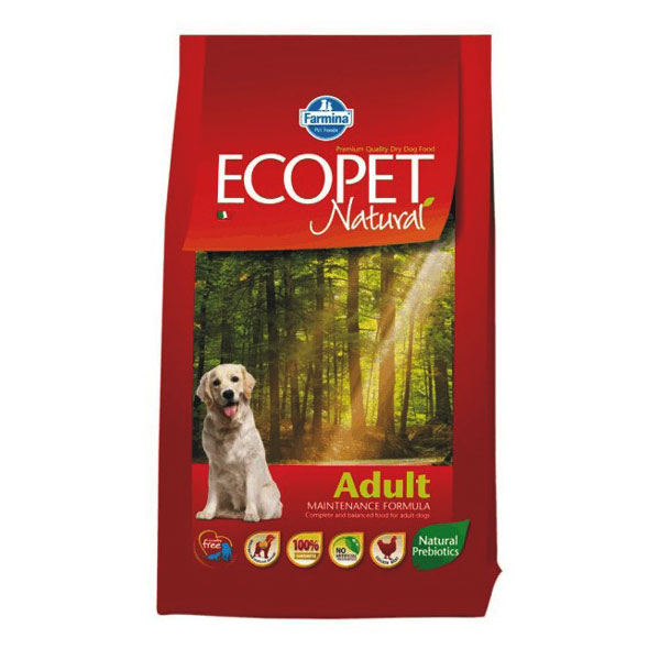Ecopet Natural Dog Adult 12 Kg Farmina imagine 2022