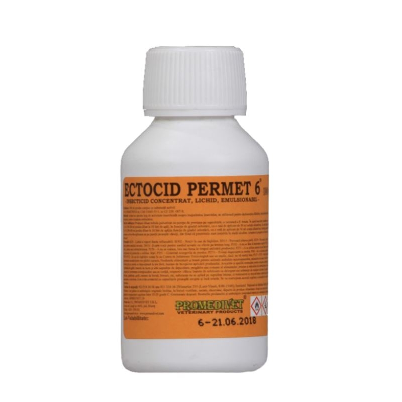Ectocid Permet 6, 100 ml petmart.ro