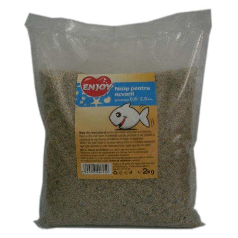 Enjoy Nisip acvariu 0.8 – 2 mm 2kg petmart