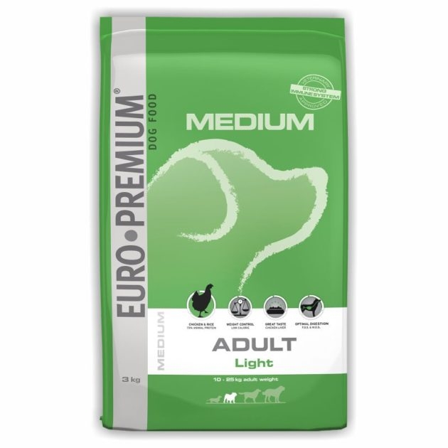 EURO-PREMIUM MEDIUM Adult Light, 3 kg