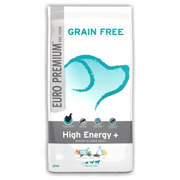 EURO-PREMIUM MEDIUM/LARGE ADULT High Energy+, 12 kg