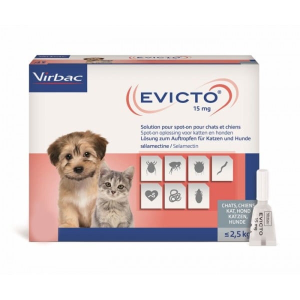 Evicto 15 mg pentru câini si pisici < 2.5 kg Evicto imagine 2022