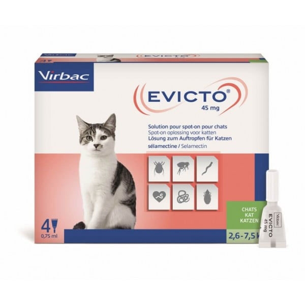 Evicto 45 mg pentru pisici de 2.6 – 7.5 kg Evicto imagine 2022