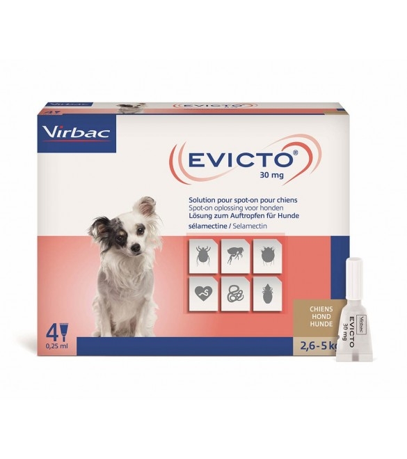 Evicto 30 mg pentru câini de 2.6 – 5.0 kg Evicto imagine 2022