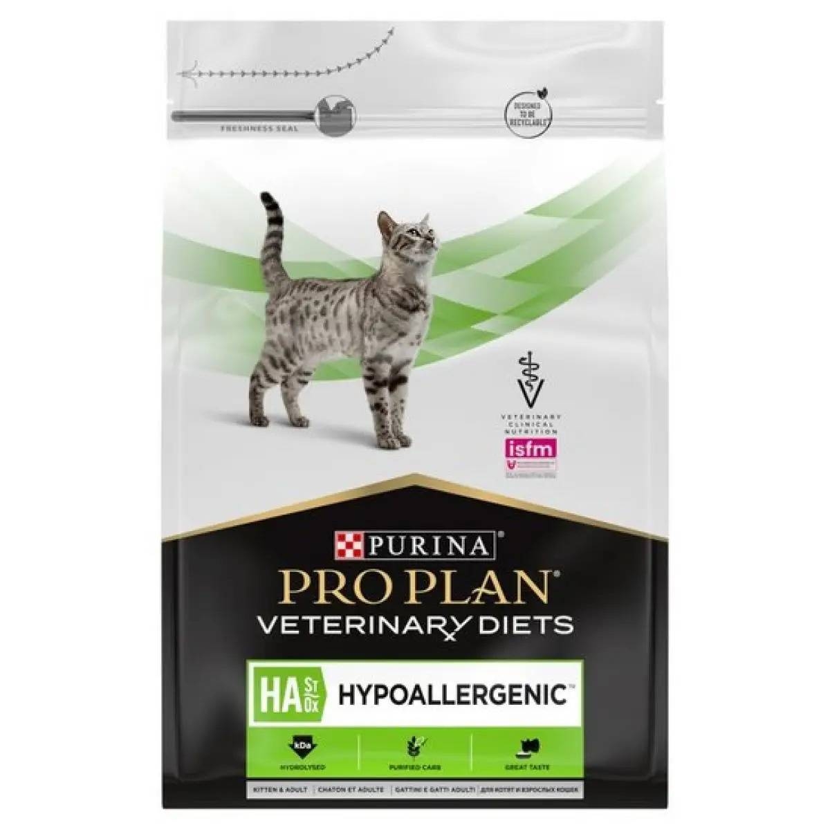 Purina Veterinary Diets Feline HA, Hypoallergenic, 3.5 kg petmart.ro