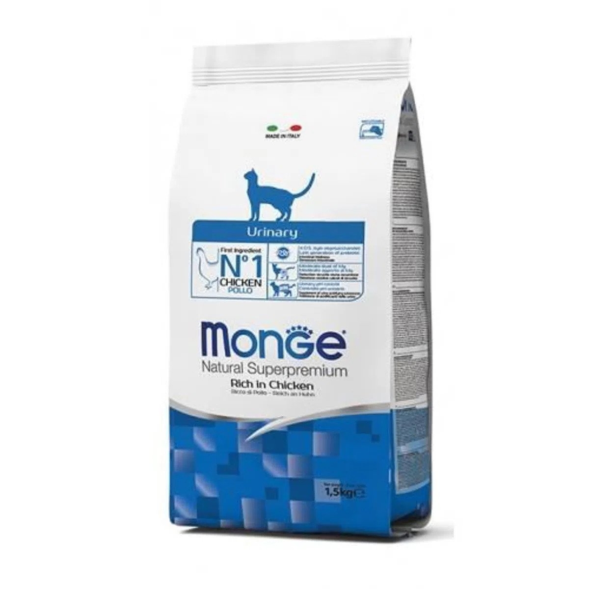 Monge Natural Cat Urinary, pui, 1.5 kg MONGE