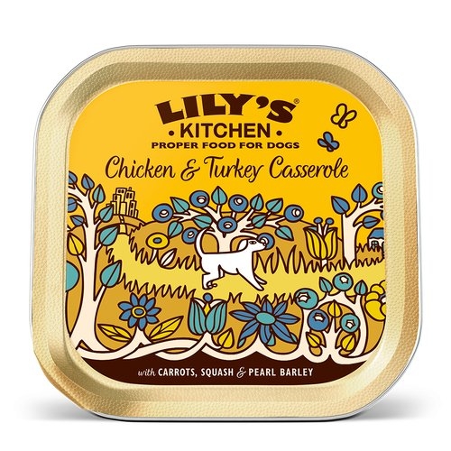 Mancare umeda caini, Lily's Kitchen, Chicken and Turkey Casserole, 150 g imagine