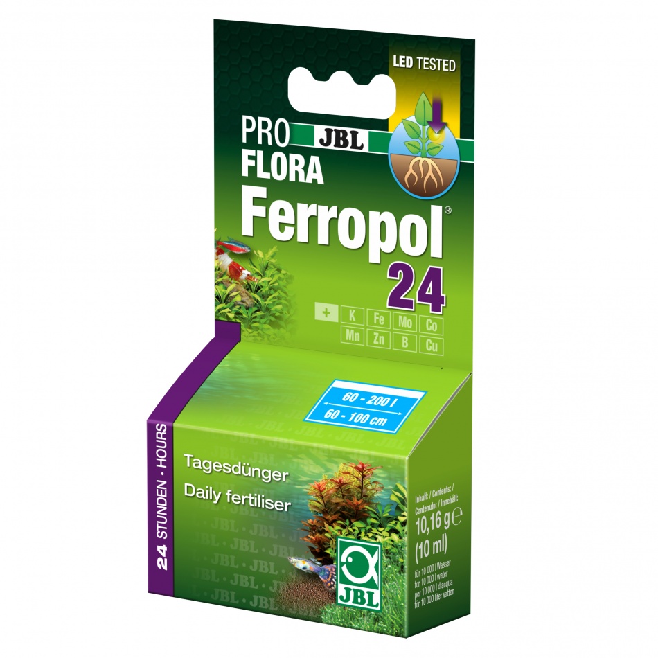 Fertilizant lichid JBL Ferropol 24 10 ml pentru 10000 l JBL imagine 2022